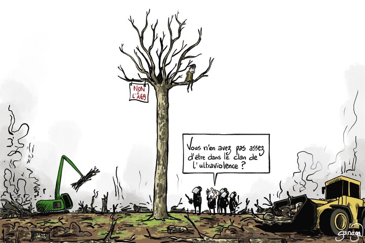 «<small class="fine d-inline"> </small>Terroristes<small class="fine d-inline"> </small>», «<small class="fine d-inline"> </small>chtarbés<small class="fine d-inline"> </small>» : les promoteurs de l'A69 se lâchent contre les opposants