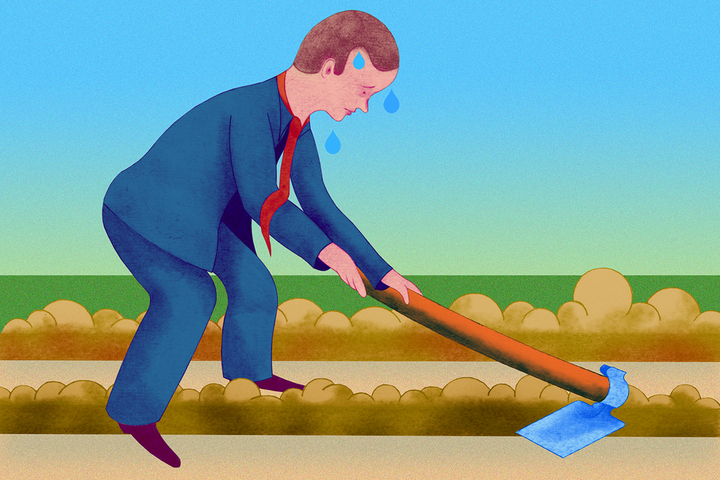 «<small class="fine d-inline"> </small>Je propose d'offrir des houes aux managers<small class="fine d-inline"> </small>»