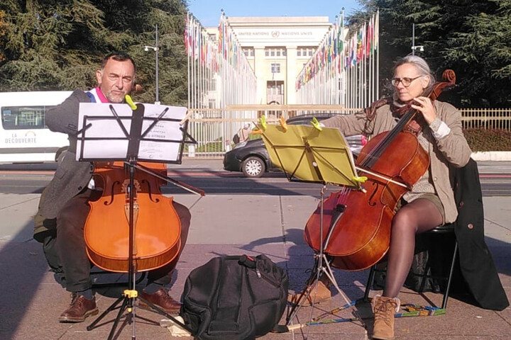 À l'<span class="caps">ONU</span>, les anti-<span class="caps">JO</span> sortent les violoncelles