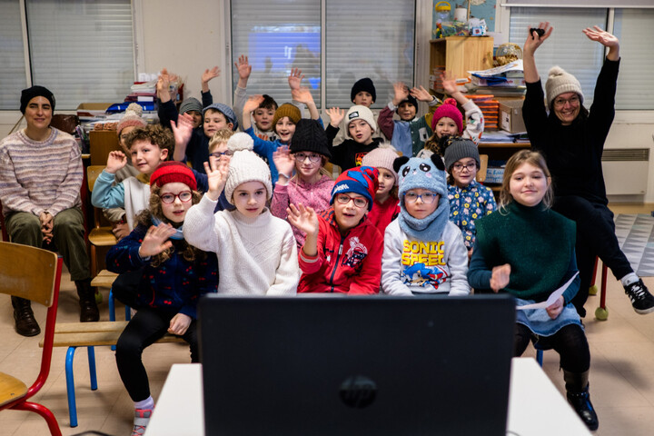 Manchots, glace et climat : le coup de fil le plus givré de l'année scolaire