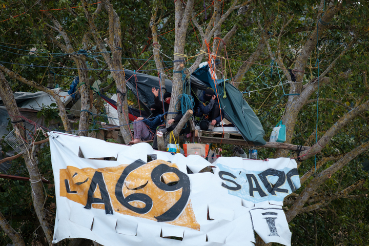 Dans les derniers arbres, le siège final des opposants à l'A69