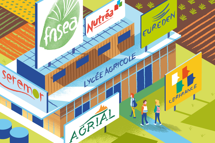 Comment l'agro-industrie infiltre les lycées agricoles