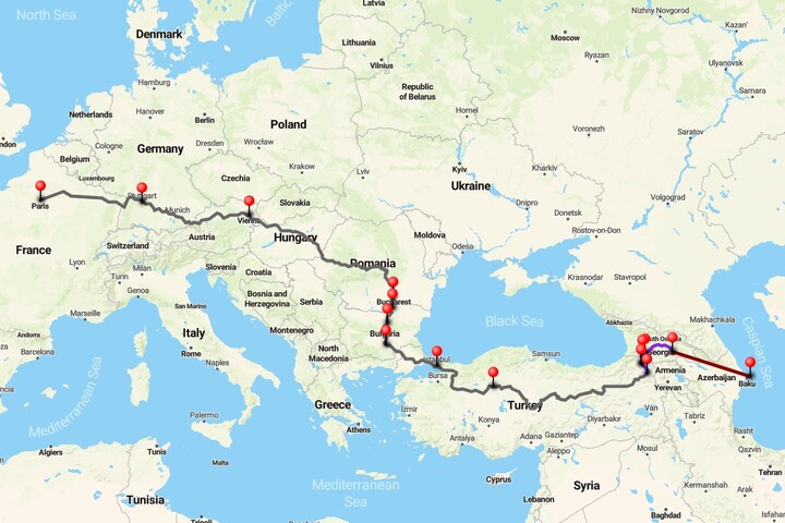 <span class="caps">COP29</span> en Azerbaïdjan : l'itinéraire en train de Reporterre