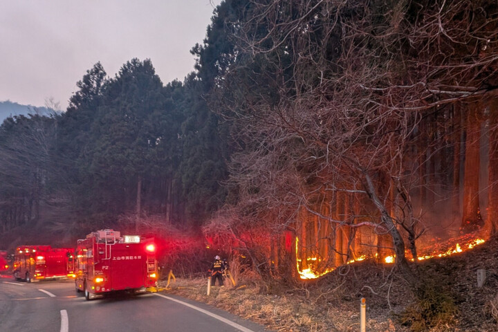 Au Japon, des feux de forêt record ravagent le nord-est du pays