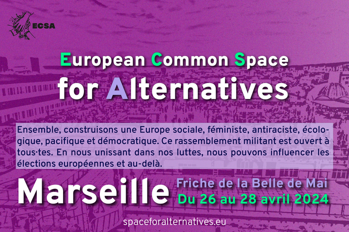 Renforcer les alternatives émancipatrices à l'échelle européenne (<span class="caps">ECSA</span>), à Marseille