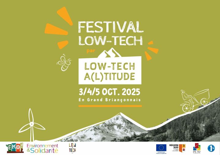 «<small class="fine d-inline"> </small>Festival Low-Tech A(l)titude<small class="fine d-inline"> </small>», à Briançon (Hautes-Alpes)