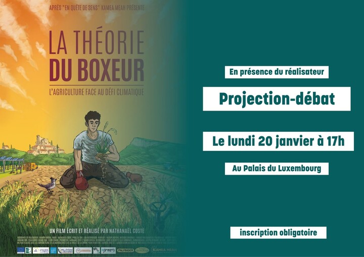 «<small class="fine d-inline"> </small>La Théorie du Boxeur<small class="fine d-inline"> </small>», projection-débat au Sénat, à Paris