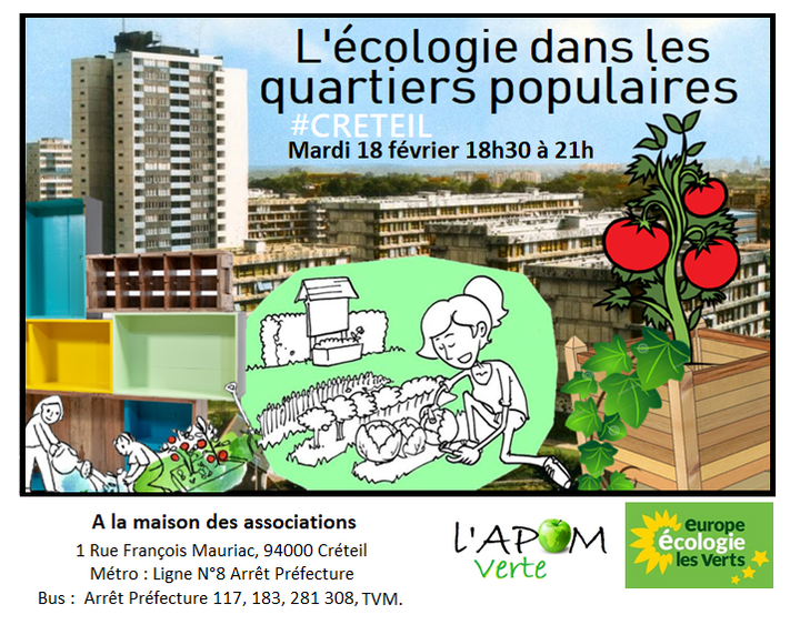 L'écologie dans les quartiers populaires, à Créteil (Val-de-Marne)