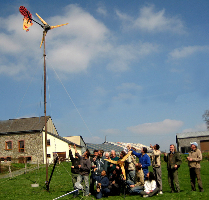 Formation à la fabrication d'une éolienne, à Colmar (Haut-Rhin)