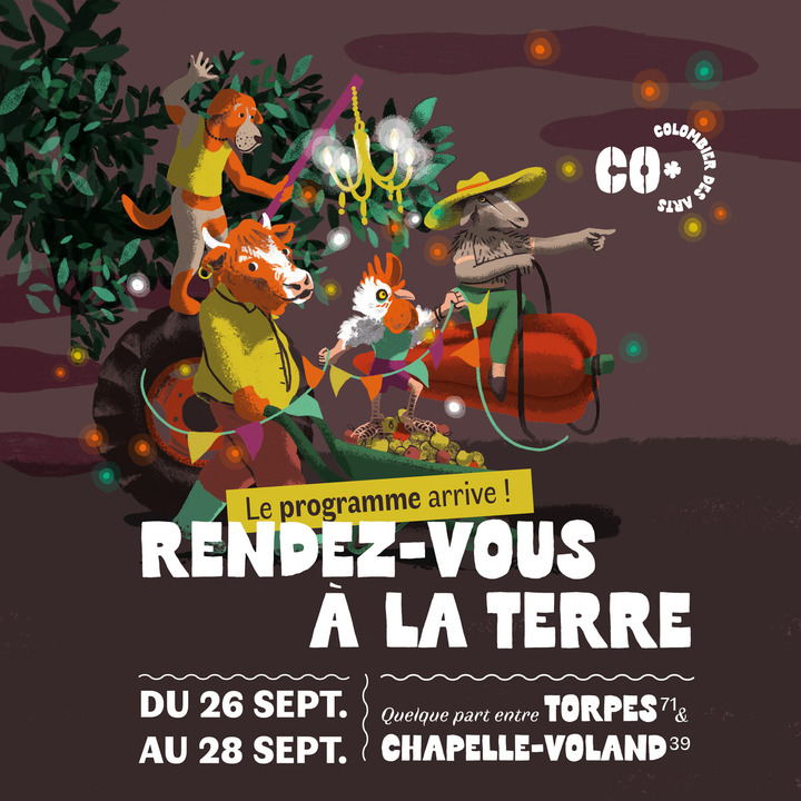 Les rendez-vous à la terre, ntre Chapelle-Voland (Jura) et Torpes (Saône-et-Loire)