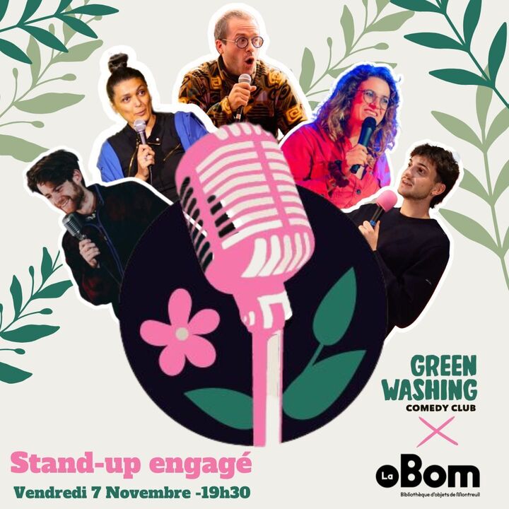 «<small class="fine d-inline"> </small>Du stand up engagé sur l'écologie à Montreuil<small class="fine d-inline"> </small>» 