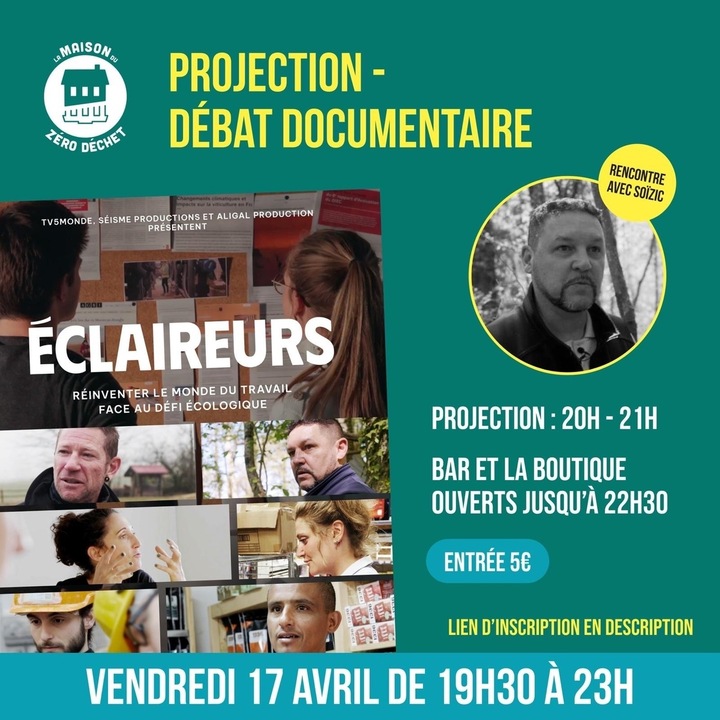 «<small class="fine d-inline"> </small>Les éclaireurs<small class="fine d-inline"> </small>», projection-débat à Paris