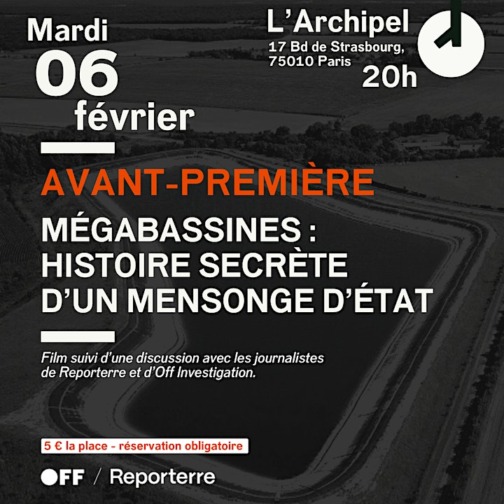Mégabassines : histoire secrète d'un mensonge d'État 