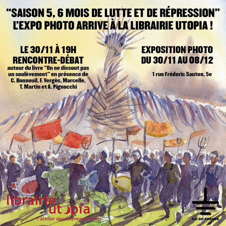 «<small class="fine d-inline"> </small>On ne dissout pas un Soulèvement<small class="fine d-inline"> </small>», expo photo et débat, à Paris
