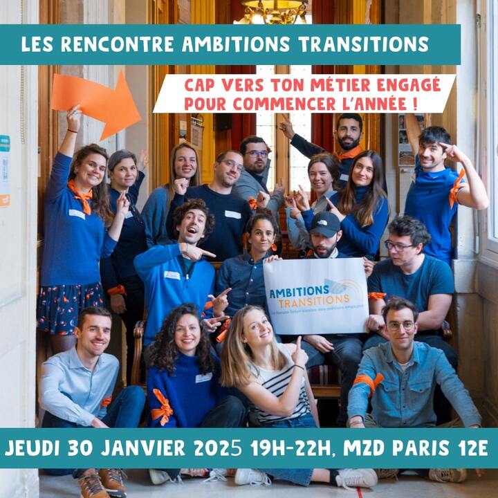 «<small class="fine d-inline"> </small>Cap vers ton métier engagé<small class="fine d-inline"> </small>», rencontre à Paris