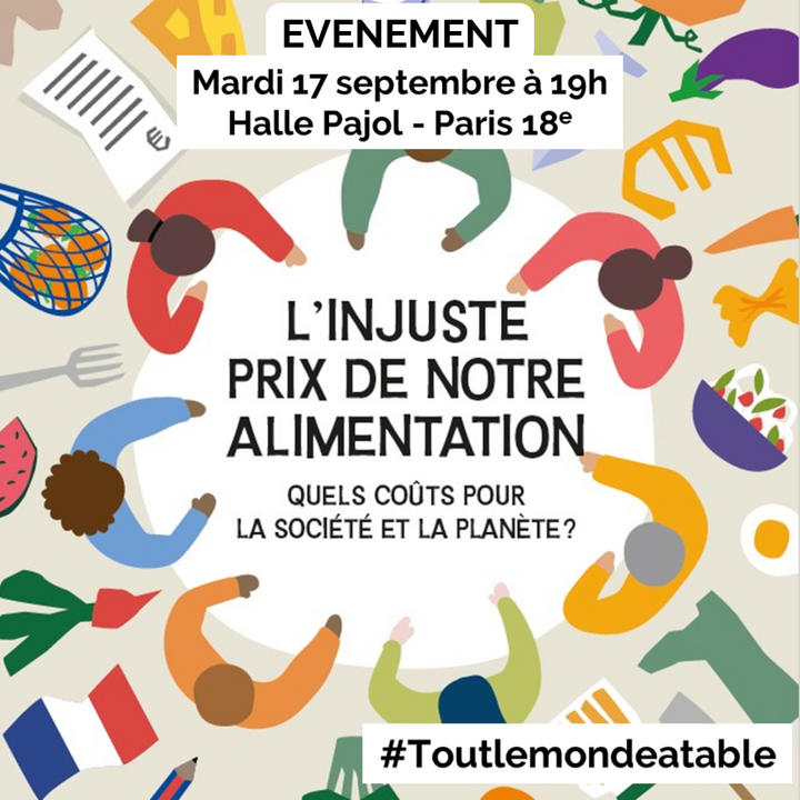 L'injuste prix de notre alimentation, restitution de l'étude, à Paris