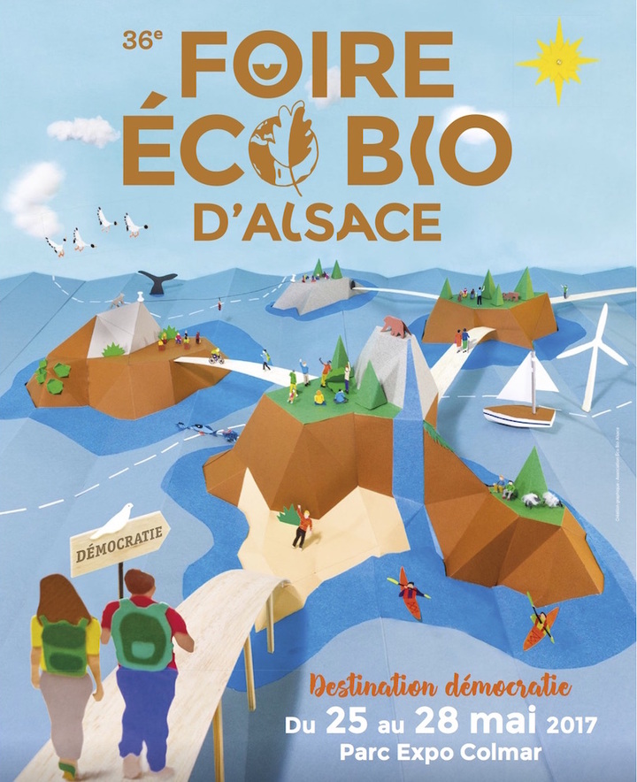 Foire Ecobio à Colmar, démocratie et écologie, avec Hervé Kempf
