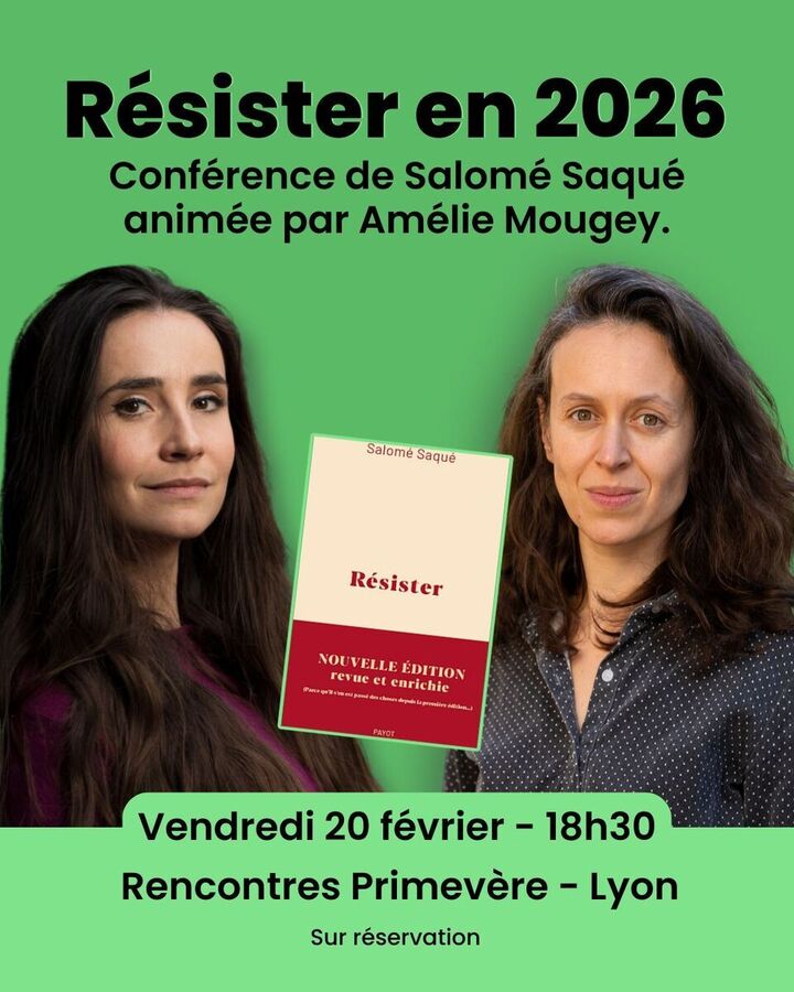 «<small class="fine d-inline"> </small>Résister en 2026<small class="fine d-inline"> </small>», au salon Primevère (Lyon)