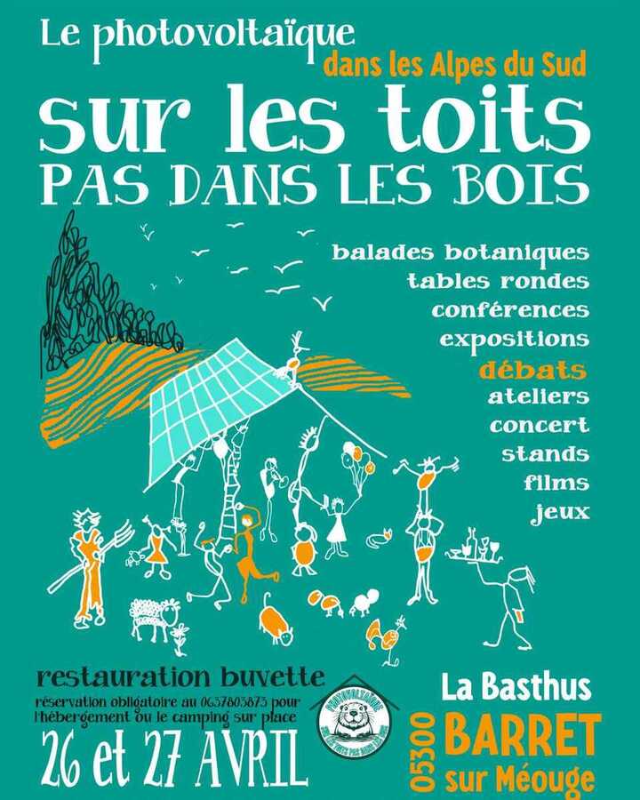 «<small class="fine d-inline"> </small>Sur les toits, pas dans les bois<small class="fine d-inline"> </small>», week-end festif, à Barret-sur-Méouge (Hautes-Alpes)