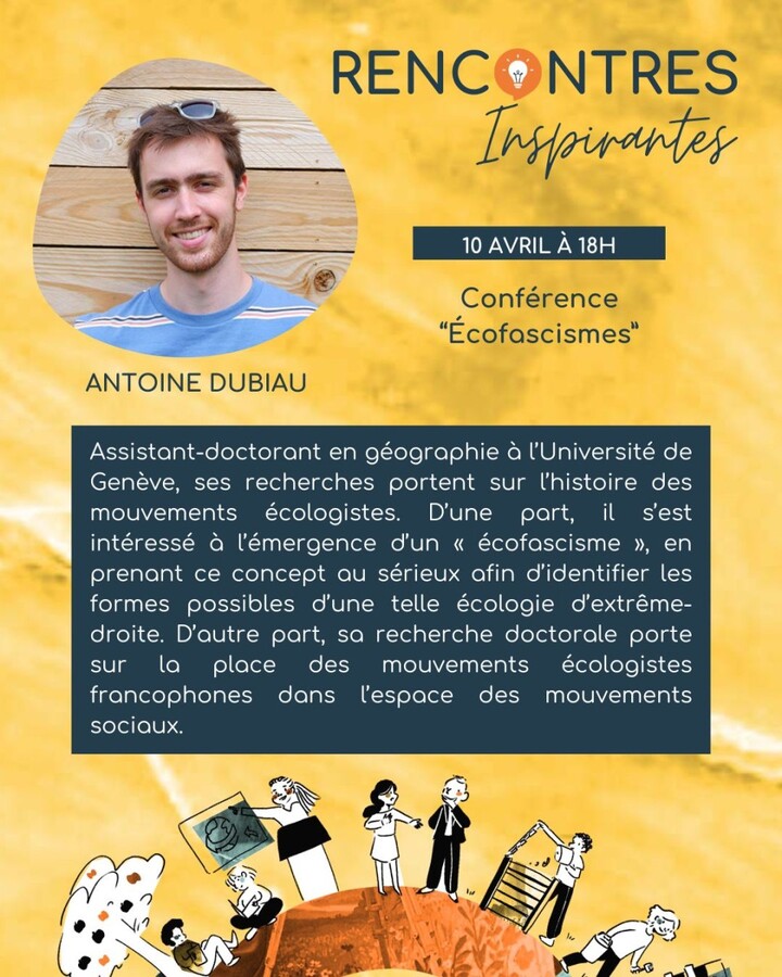 «<small class="fine d-inline"> </small>Écofascisme<small class="fine d-inline"> </small>», rencontre Inspirante à Lyon