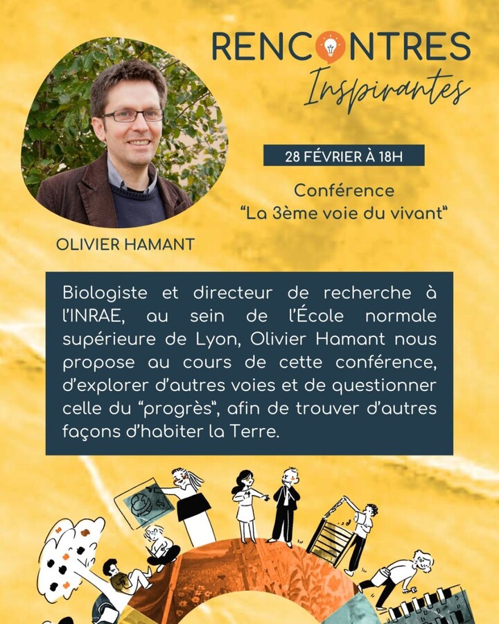 La 3<sup class="typo_exposants">e</sup> voie du vivant, conférence à Lyon