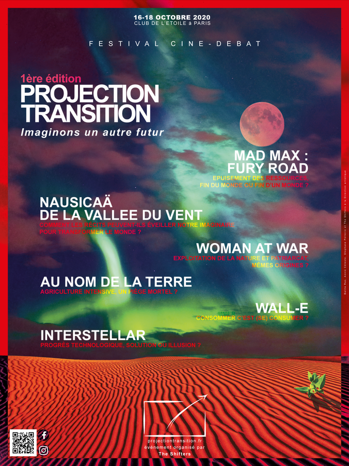 Festival de ciné-débat «<small class="fine d-inline"> </small>Projection Transition<small class="fine d-inline"> </small>», à Paris