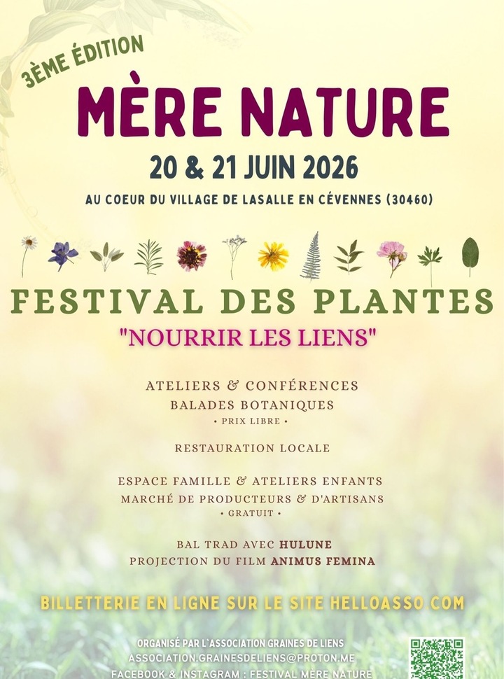 «<small class="fine d-inline"> </small>Festival Mère Nature<small class="fine d-inline"> </small>», à Lassalle (Gard)