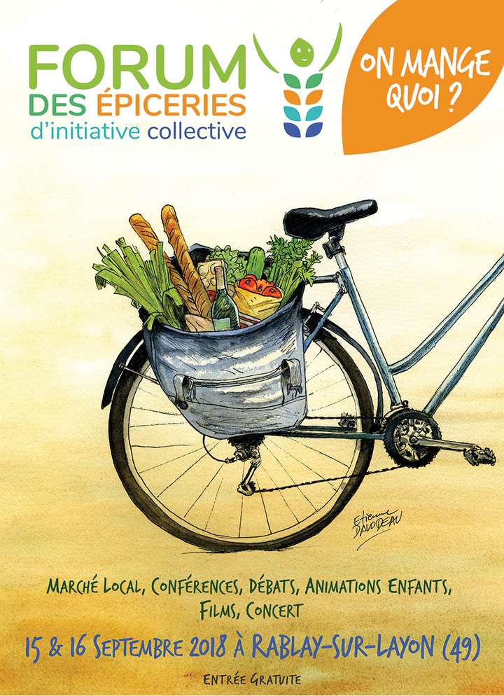 Forum des épiceries d'initiative collective, à Rablay-sur-Layon (Maine-et-Loire)